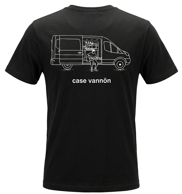 case vannön - Van Life Black T-Shirt