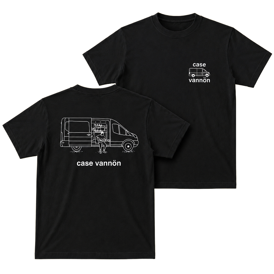 case vannön - Van Life Black T-Shirt