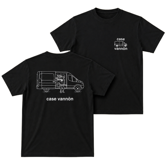 case vannön - Van Life Black T-Shirt
